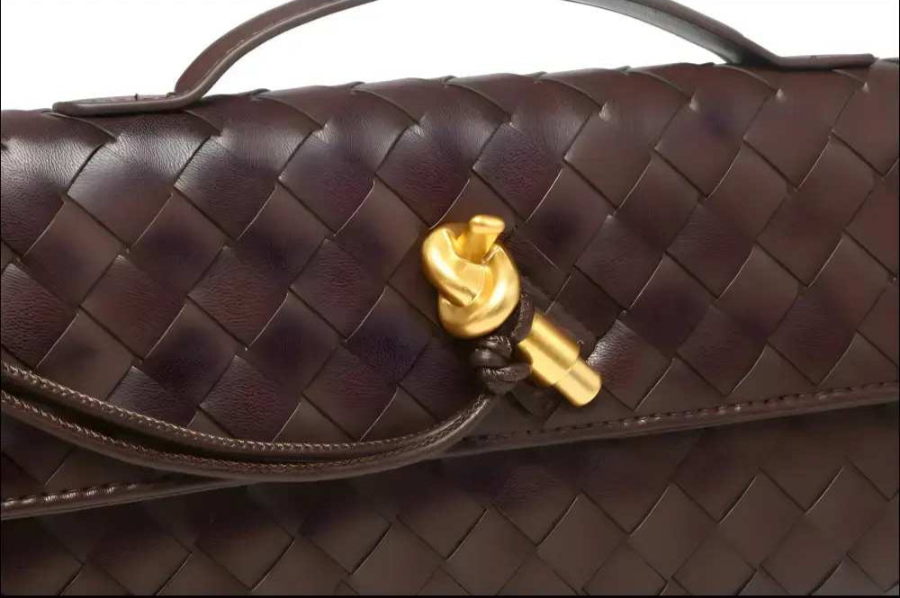 Elegant Afton Style Clutch i Guld Svart Silver - mutual