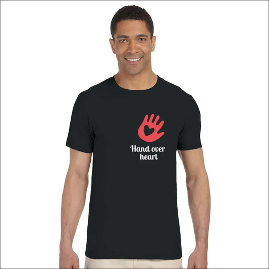 Handen på hjärtat: T-shirt för förtroende - Print Material