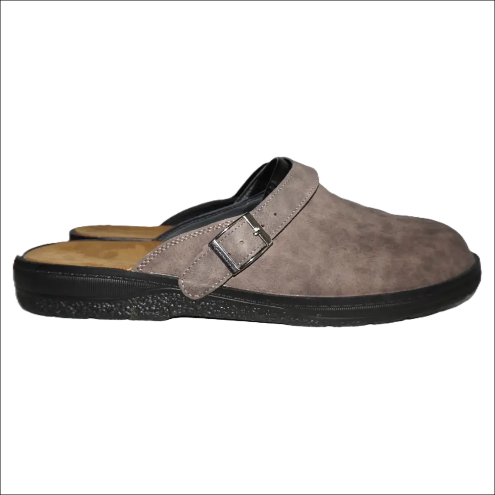 Klassiska Clogs-Design Tofflor Unisex Modell - Gråbrun / 38 - Herr tofflor