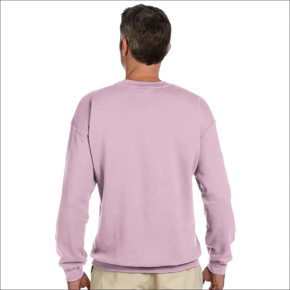 Rosa sweatshirt med text och abstrakt stil design - Print Material