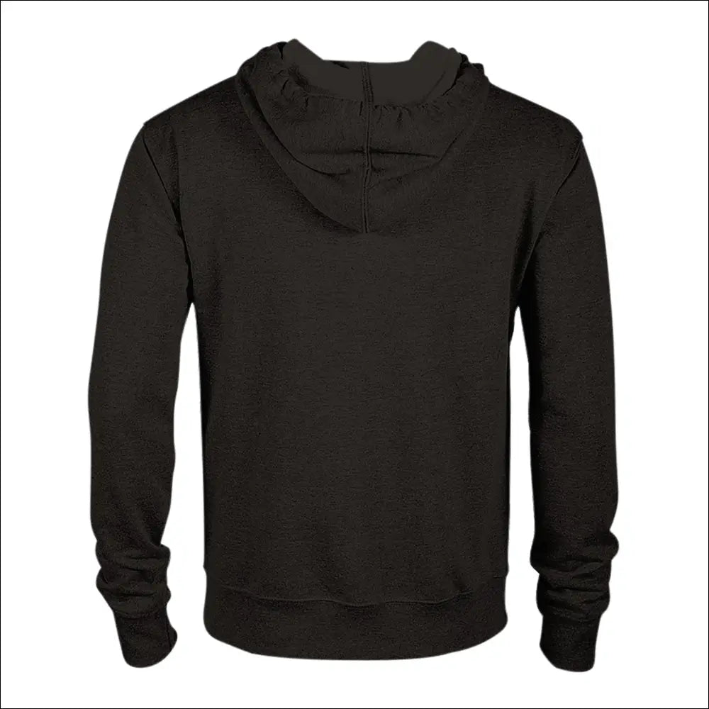 Svart Luvtröja med Rött Hjärta och Texten Decorated by Love - Premium Print Material from Picatshirt - Just 500 kr! Shop now at Picatshirt