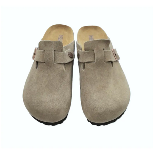 Birkenstock Boston Clog med Soft Footbed – Faded Khaki Sandaler