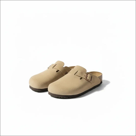 Birkenstock Boston Latte Cream Slippers - Dämpad Fotbädd - Clogs