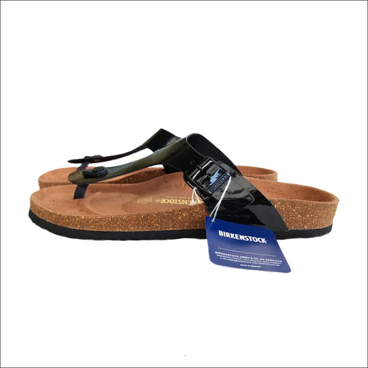 Birkenstock Gizeh Sandalen mit T-Riemen und ergonomischer Korksohle für Komfort