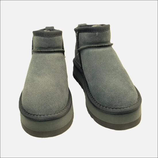 UGG Classic Ultra Mini Plattform Shaded Clover med uggplush-foder - Stövletter