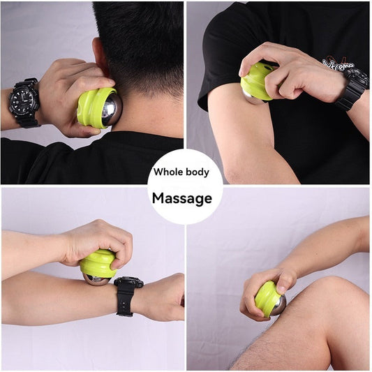 Cryoterapi iskula – massage roller för kyla och återhämtning i användning för hela kroppen.