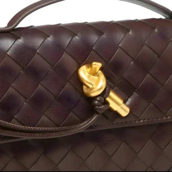 Elegant Afton Style Clutch i Guld Svart Silver - mutual