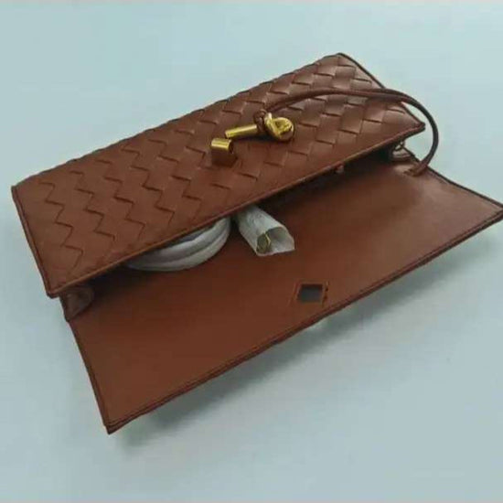 Elegant Afton Style Clutch i Guld Svart Silver - mutual