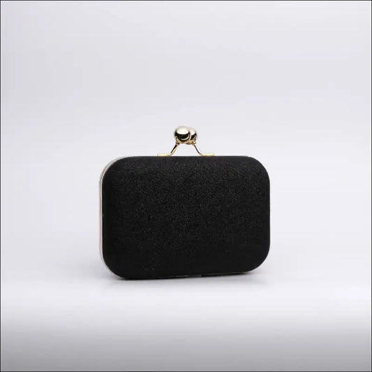 Momentum med Glamour - Glittrande Clutch - Svart