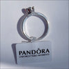 Glittrande Rött Hjärta Ring Silverring Pandora Moments You Me