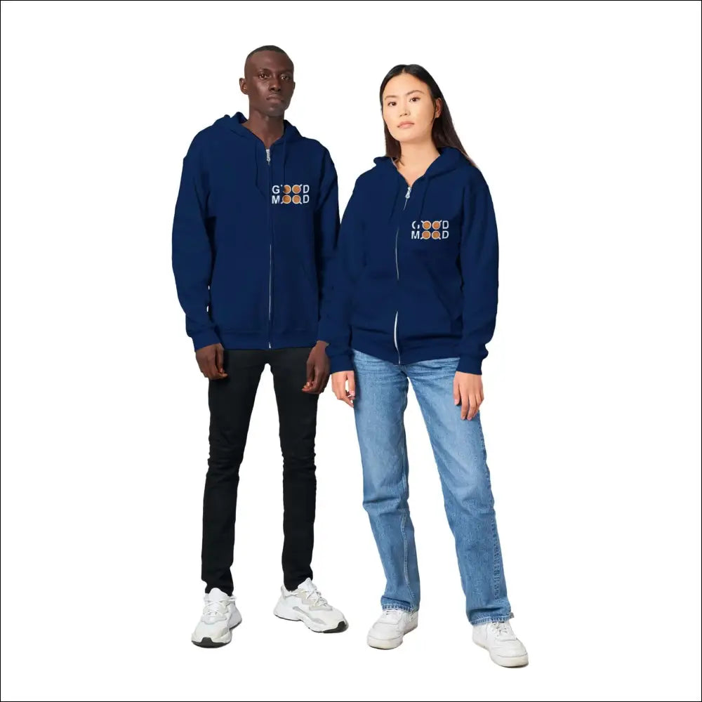 Klassisk Hoodie Good Mood för 2 en positiv stil