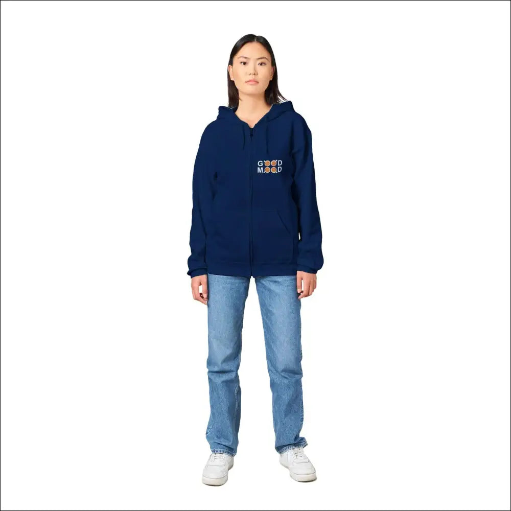 Klassisk Hoodie Good Mood för 2 en positiv stil