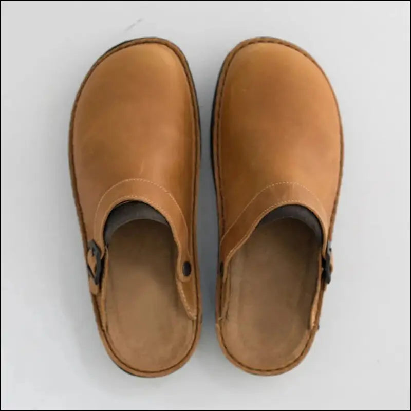 Klassisk stil Clogs med bred sula för herrar och damer - mutual