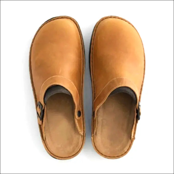 Klassisk stil Clogs med bred sula för herrar och damer - mutual
