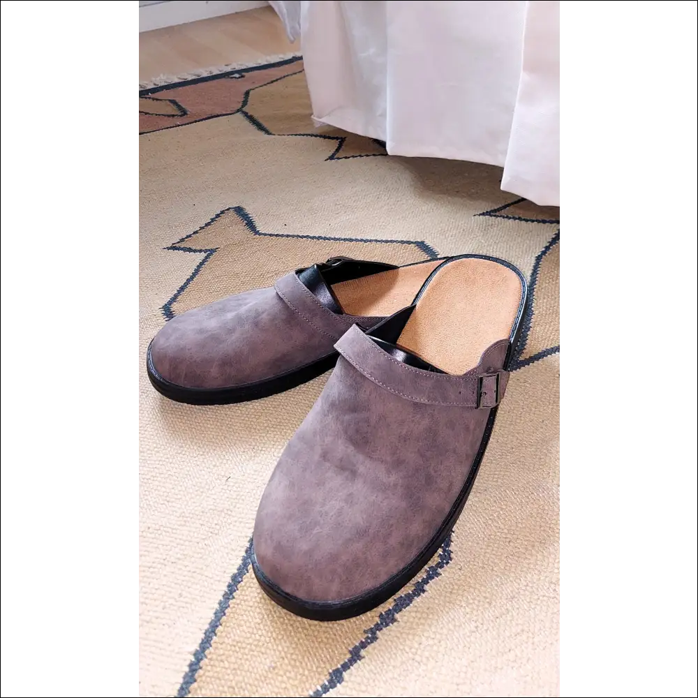 Klassisk stil Clogs med bred sula för herrar och damer - mutual