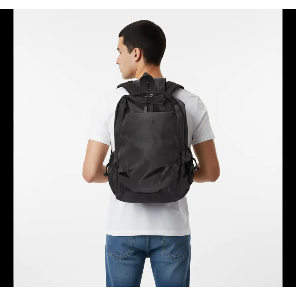 Liten Ryggsäck Vattenavvisande för Minidator och Skolmaterial - Svart / Ryggsäckar