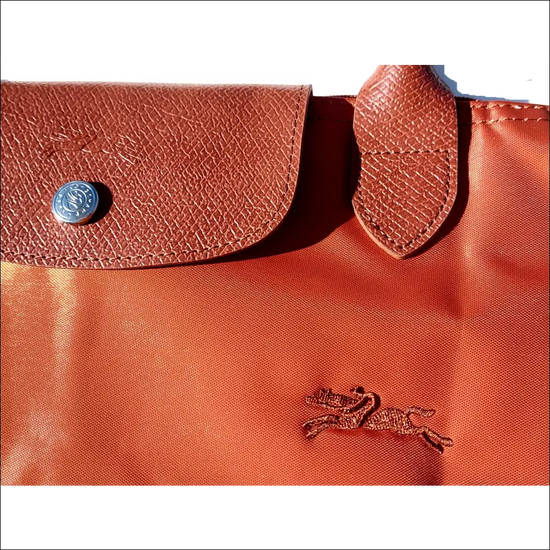 Longchamp Cognac – Le Pliage Original Large Tote - COGNAC / Long Handle - Handväska