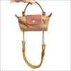 Longchamp Le Pliage Original Pochette Gul i nylon med handtag Sand / Mini single pack Design handväska