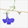 Minimalist Silver Necklace - Zircon Trio in 925 Silver