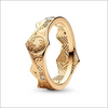 Pandora Game of Thrones House the Dragon Crown Ring - Guld / No. 5 - Silverring