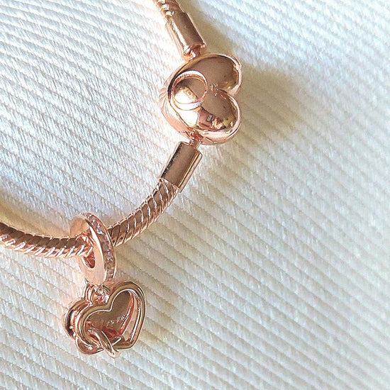 Pandora Rose Gold Infinity Heart 789369C01 13 Evig Kärlek Hängsmycke