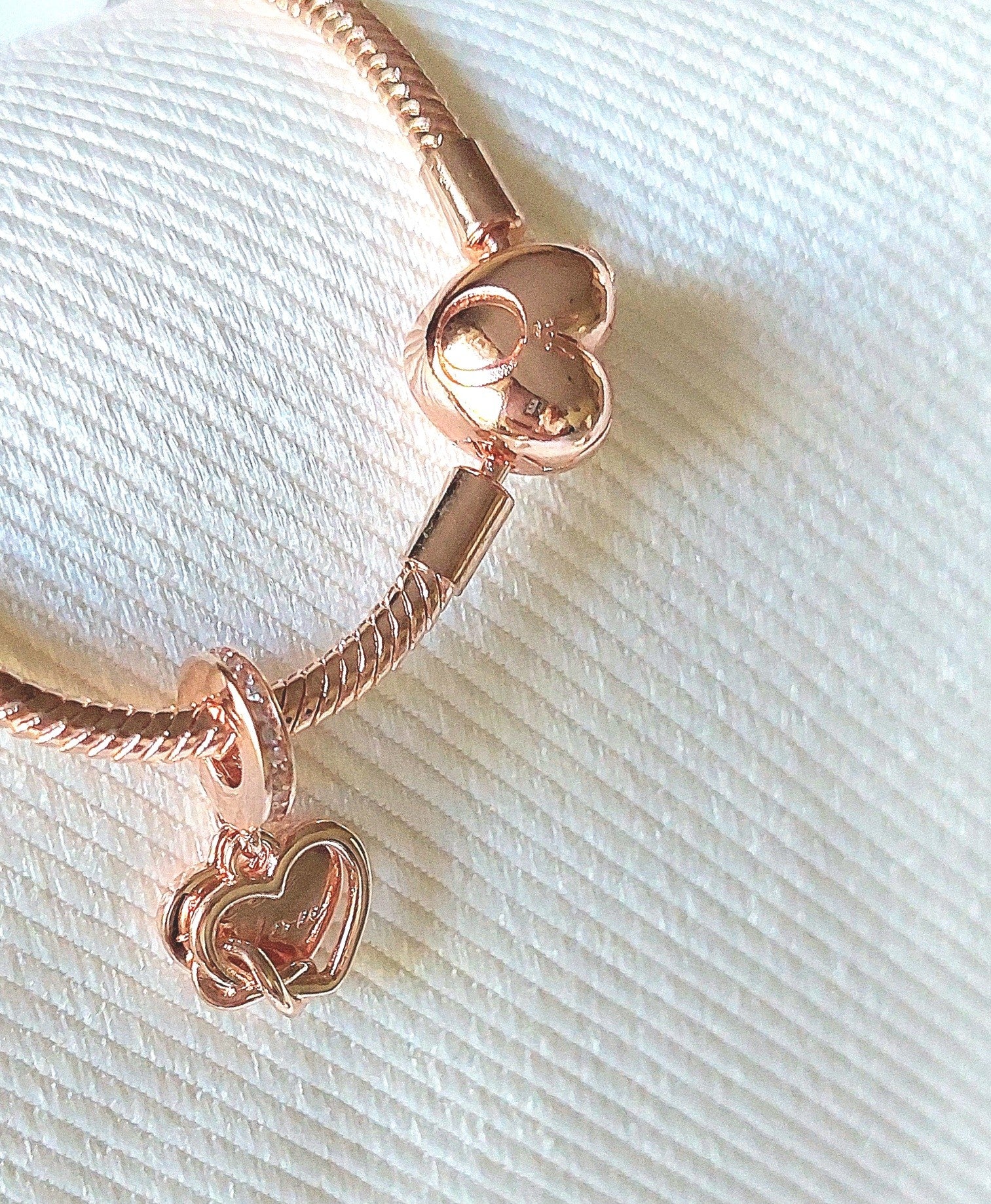 Pandora Rose Gold Infinity Heart 789369C01 13 Evig Kärlek Hängsmycke