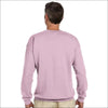Rosa sweatshirt med text och abstrakt stil design - Print Material
