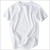 Solida T-shirts i klassisk stil bomull vitt och svart - Vit / S - mutual