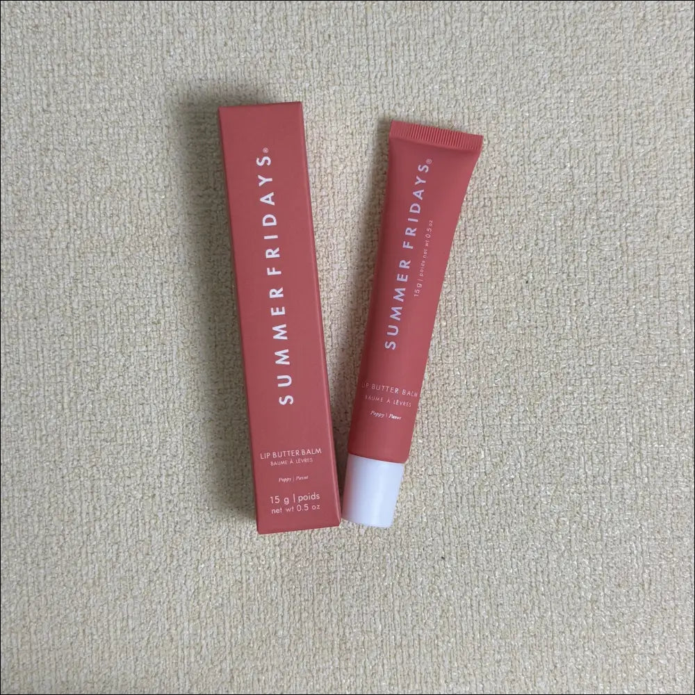 Summer Fridays Lip Balm Poppy Orange 15 ml med Shea Butter - Flavor - Läppbalsam