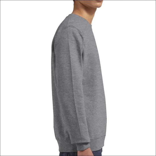 Grå Unisex Sweatshirt för Casual Dejting och Singlar - Print Material