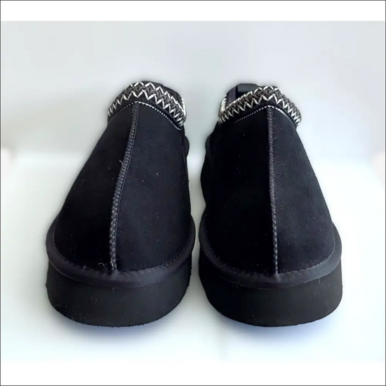 Ugg Tazz Svarta Plattformslippers i Mocka - Tofflor